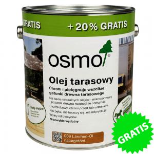 OSMO 009 Modrzew Naturalnie Stonowany Olej do Tarasów 