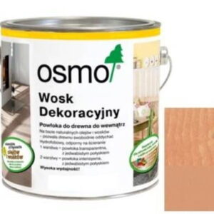 OSMO 3183 Wosk Dekoracyjny Intensywne Kolory Creativ Koral 0,125 litra