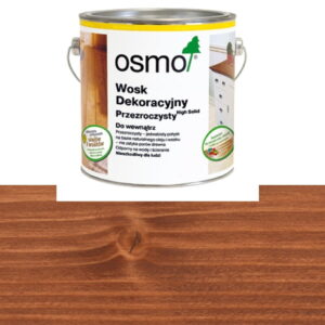 OSMO 3138 Wosk Olejny Dekoracyjny Transparentny MAHOŃ  0,125 litra