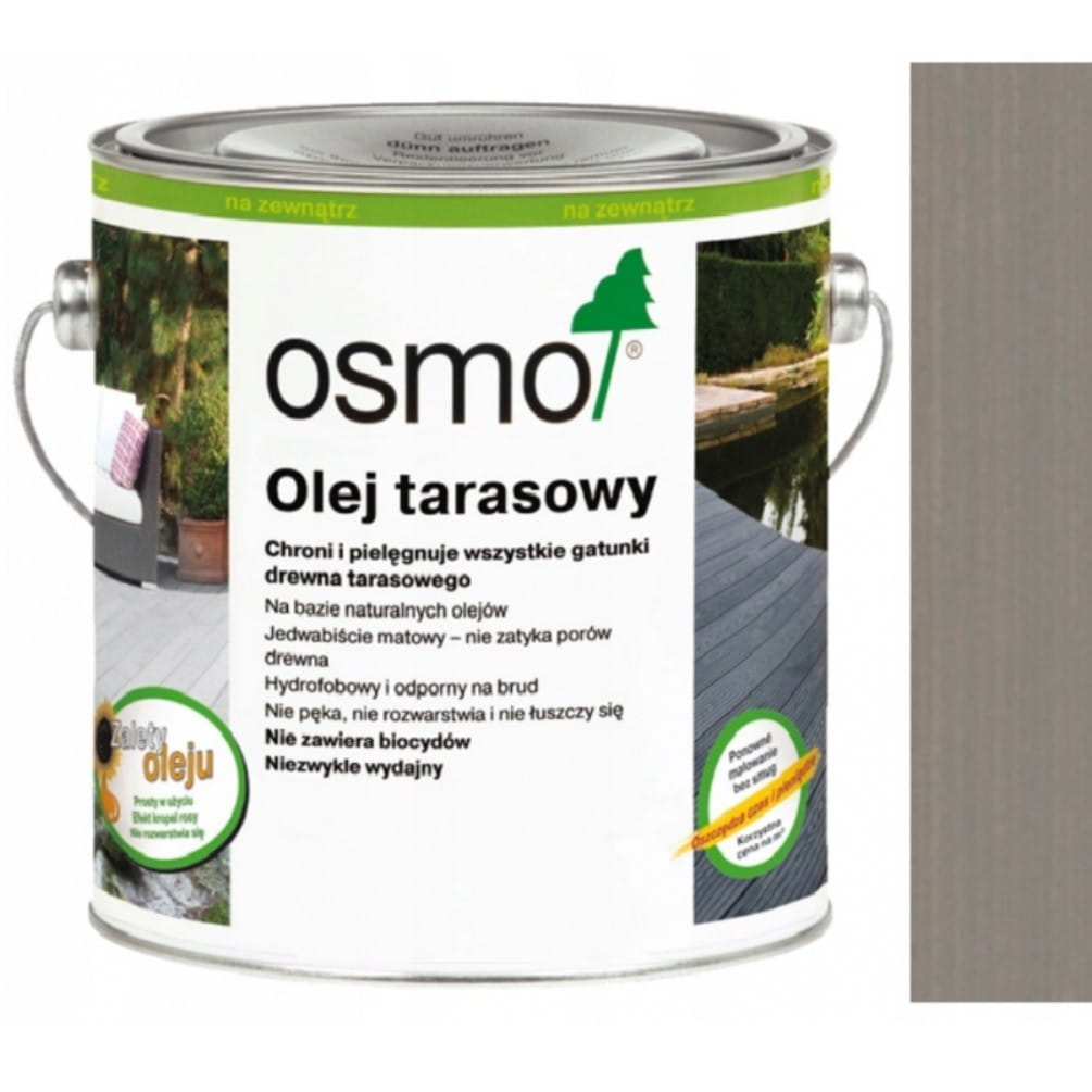 OSMO 019 Szary Olej do Tarasów 0,75 litra