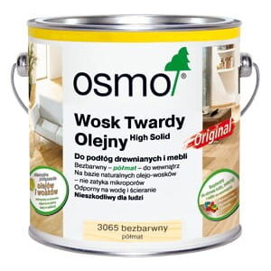 OSMO 3065 Wosk Twardy Olejny Bezbarwny Półmat 0,125 litra
