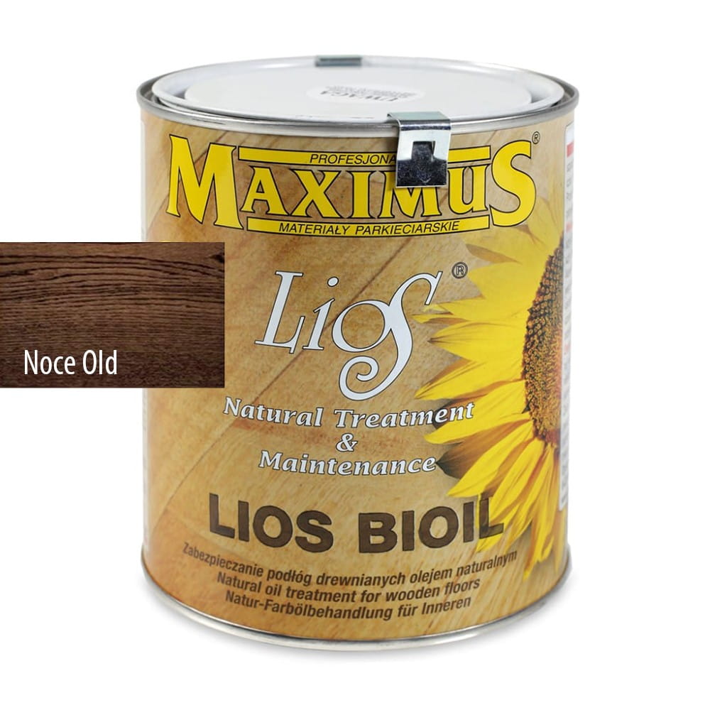 Maximus Lios NOCE OLD - Orzech Postarzany Olej do Podłóg Drewnianych 1 litr