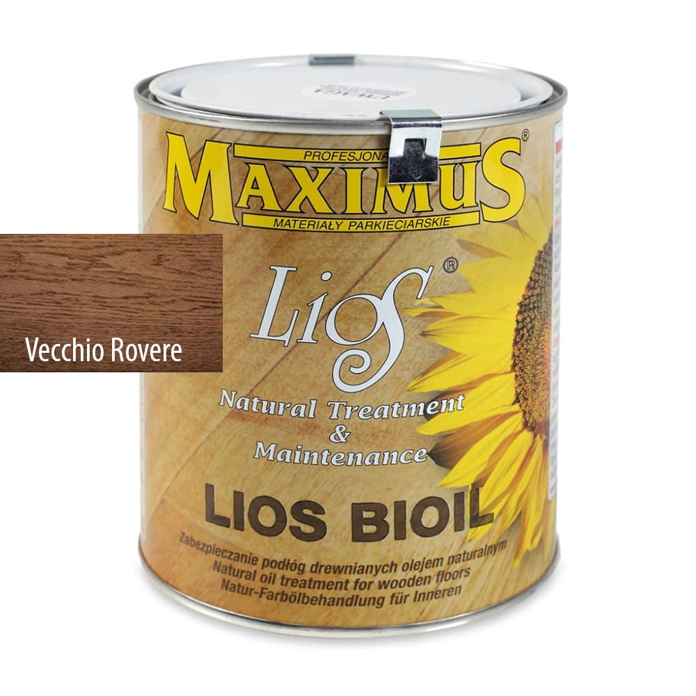 Maximus Lios VECCHIO ROVERE - Dąb Postarzany Olej do Podłóg Drewnianych 1 litr