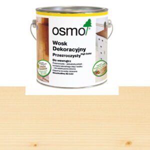 OSMO 3101 Wosk Olejny Dekoracyjny Transparentny BEZBARWNY 0,75 litra