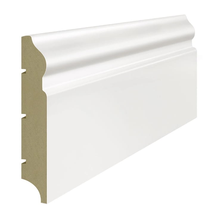 Lagrus OLIMP 120 - Listwa 19x120mm (Biała RAL 9003) - dł. 2,44 m - 1 szt.