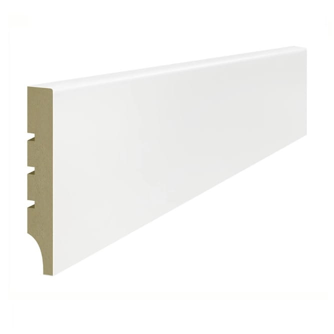 Lagrus SLIM 80 - Listwa 12x80mm (Biała RAL 9003) - dł. 2,44 m - 1 szt.