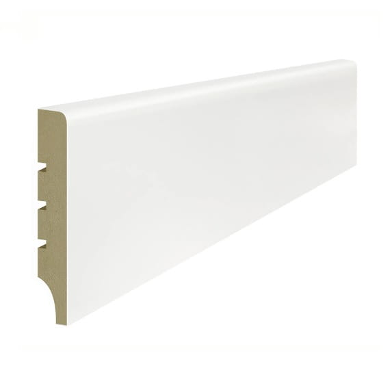 Lagrus SLIM 80 R 5 - Listwa 12x80mm (Biała RAL 9003) - dł. 2,44 m - 1 szt.