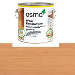 OSMO 3128 Wosk Olejny Dekoracyjny Transparentny BUK  2,50 litra