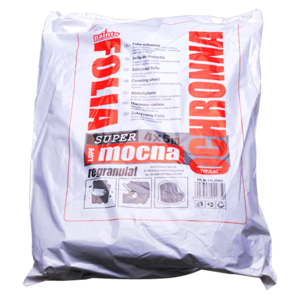 Painto - Folia Zabezpieczająca 4x5 m RG Super Mocna 0,8 kg