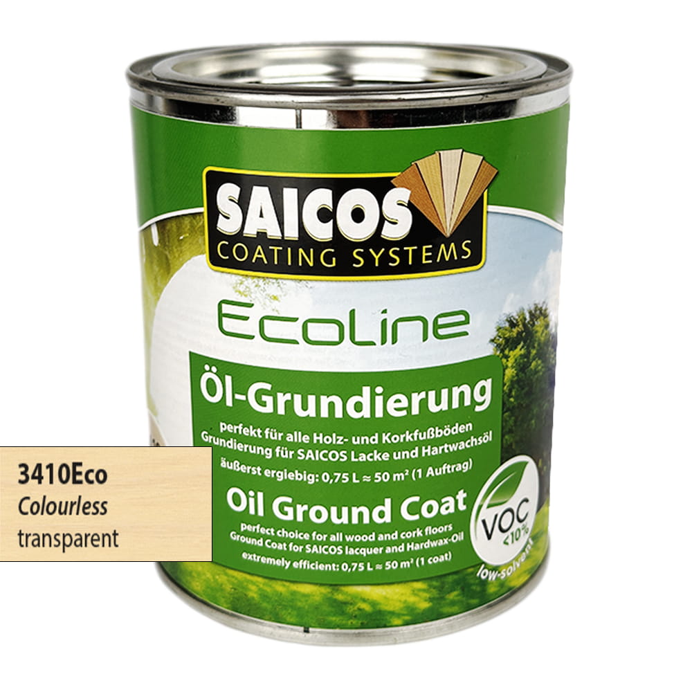 SAICOS 3410 Ecoline Olej Gruntujący Bezbarwny 2,5 litra