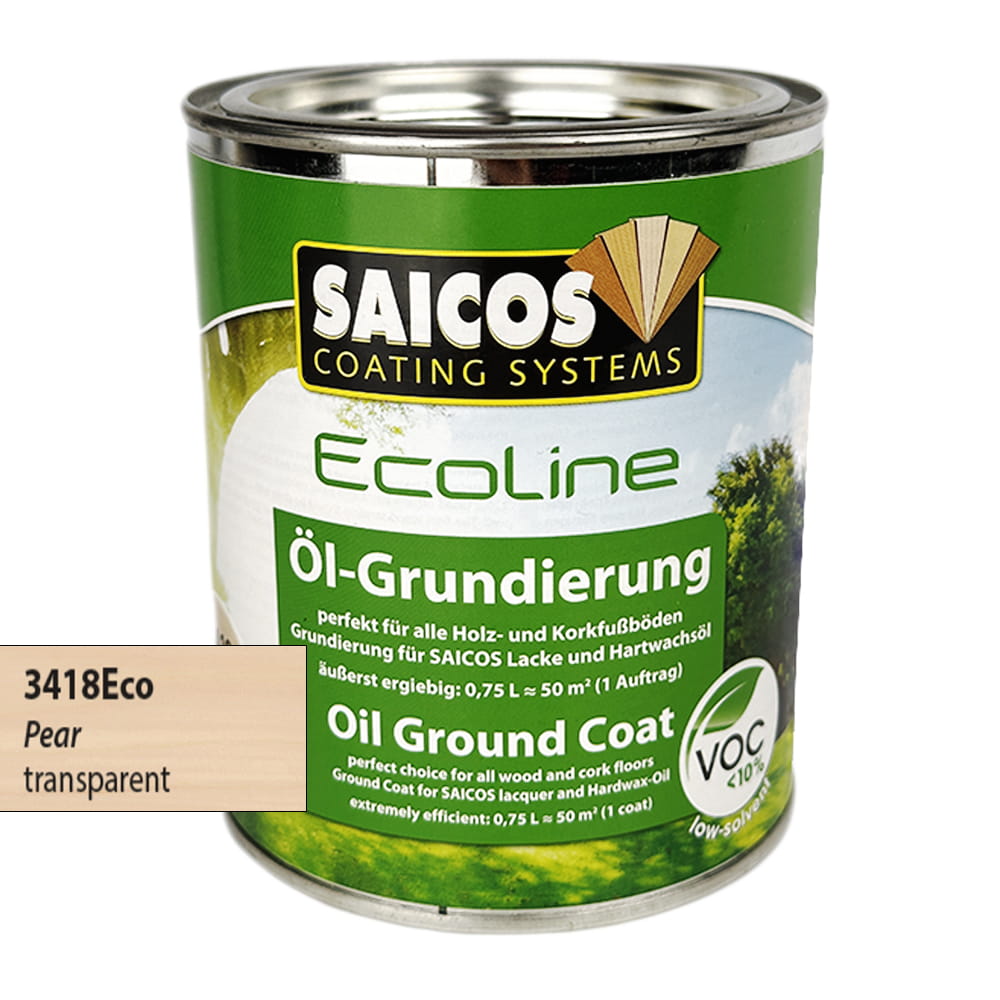 SAICOS 3418 Ecoline Olej Gruntujący  Grusza 0,125 litra