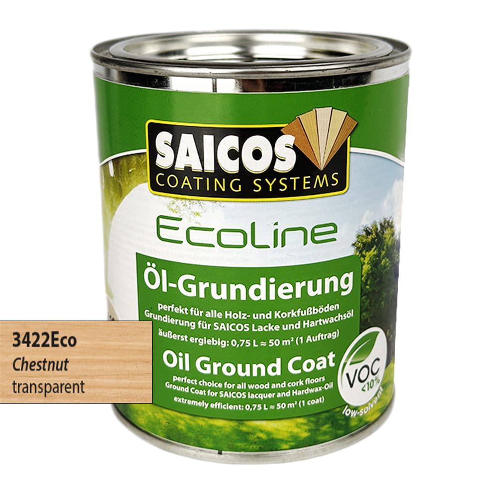 SAICOS 3422 Ecoline Olej Gruntujący  Kasztan 0,125 litra