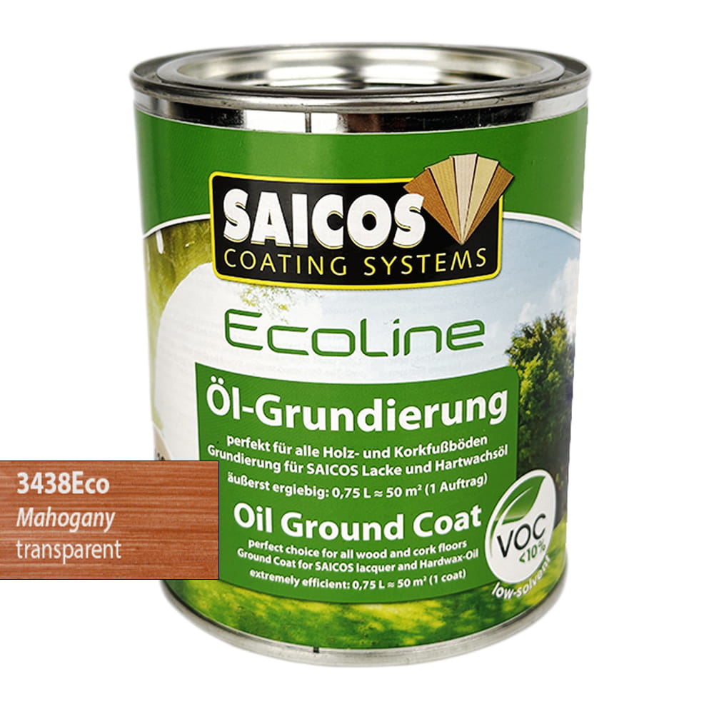 SAICOS 3438 Ecoline Olej Gruntujący Mahoń 2,5 litra