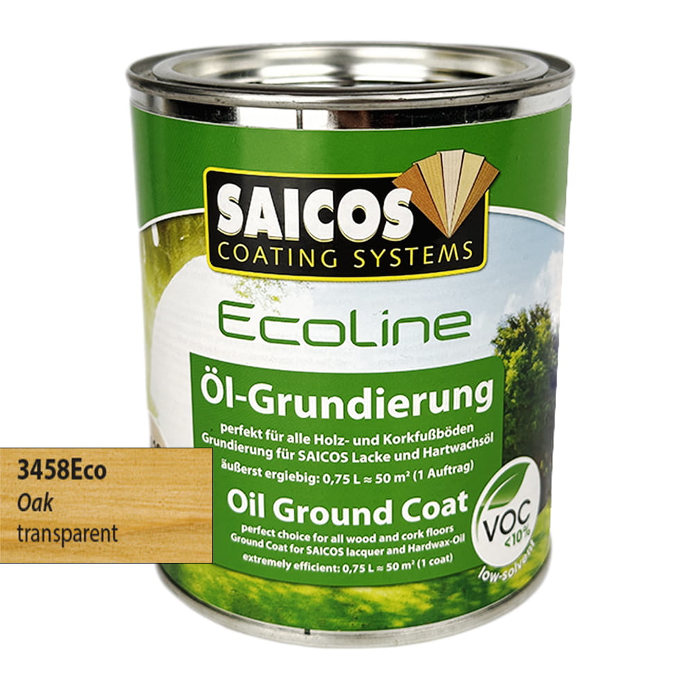 SAICOS 3458 Ecoline Olej Gruntujący Dąb 0,75 litra