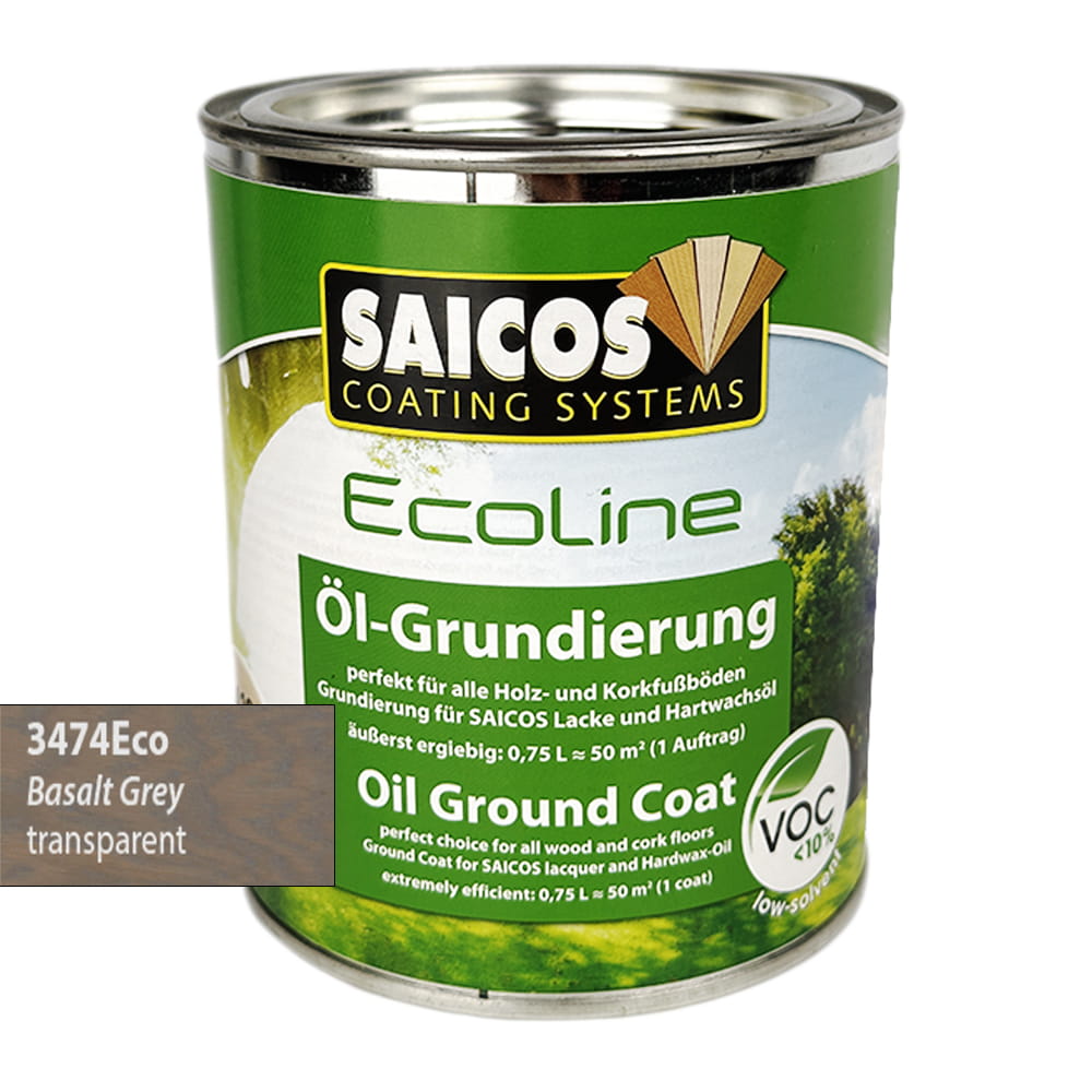 SAICOS 3474 Ecoline Olej Gruntujący Basalt Gray 0,125 litra