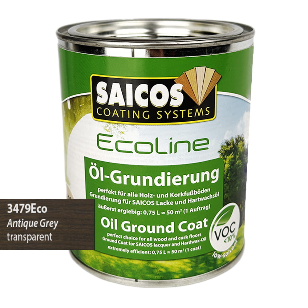 SAICOS 3479 Ecoline Olej Gruntujący Szary Antyk 2,5 litra 1 szt.