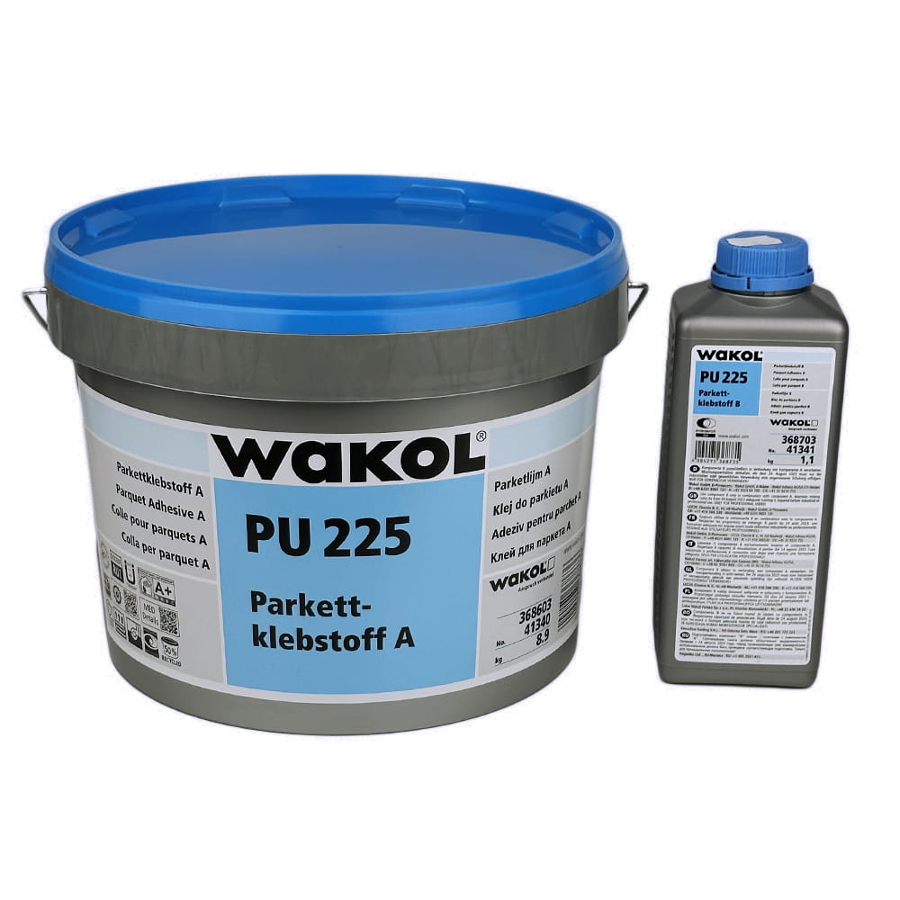 Wakol PU 225 - Dwuskładnikowy, Poliuretanowy Klej do Parkietu 10 kg