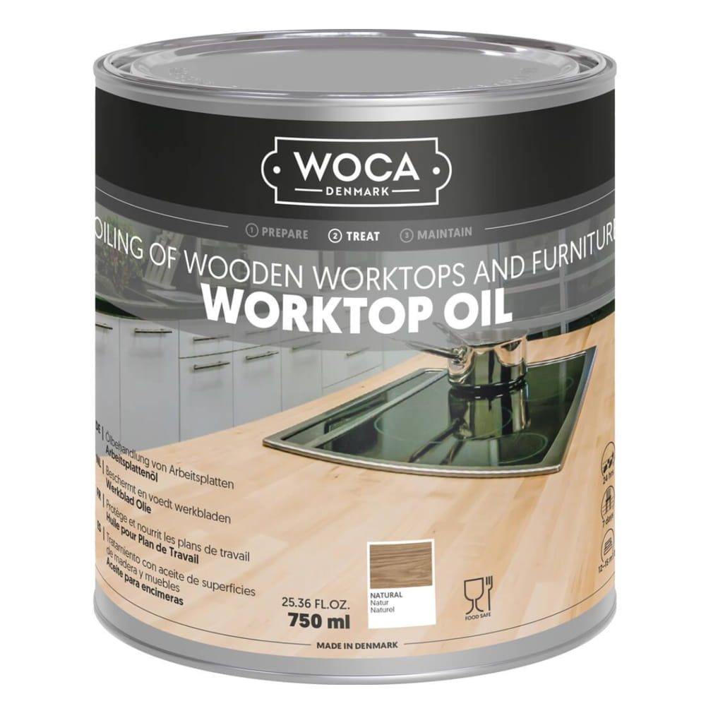 Woca - Olej do Blatów Work Top Oil Natural 0,75 litra 1 szt.