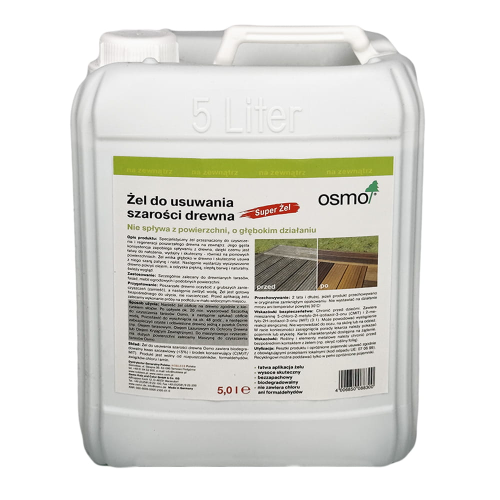 OSMO 6609 Środek do Usuwania Szarości Drewna - żel 5 litrów