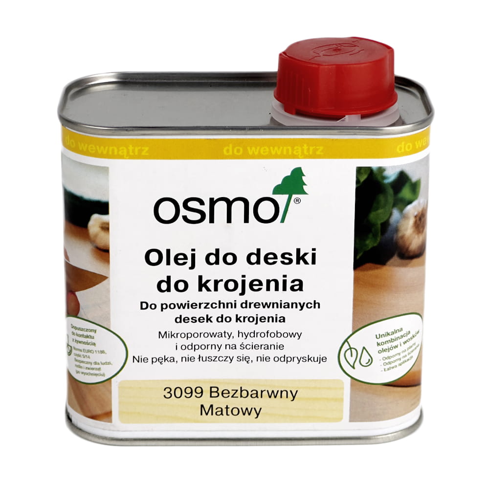 OSMO 3099 Olej Bezbarwny Do Deski Do Krojenia 0,5 litra