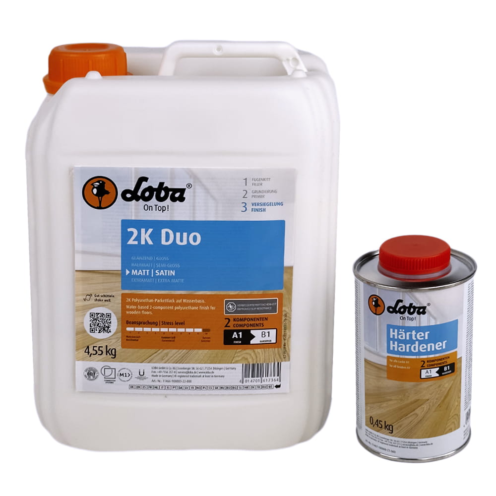 LOBA WS 2K Duo - Lakier Dwuskładnikowy Mat 5 kilogramów