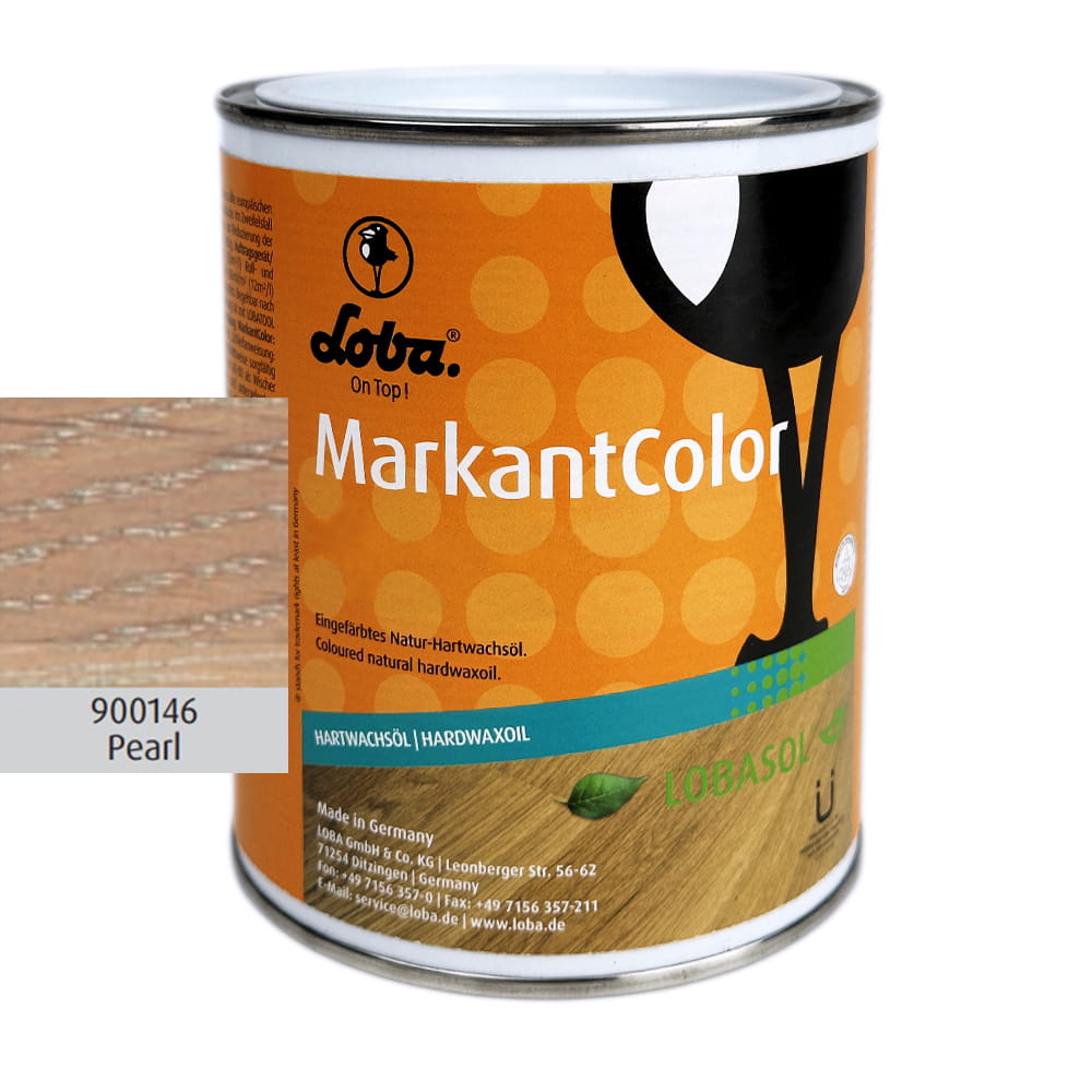 LOBA MarkantColor Pearl Barwiony Olej Naturalny z Twardym Woskiem 0,75 litra 1 szt.
