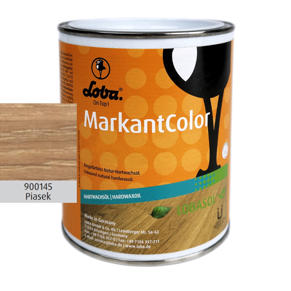 LOBA MarkantColor Piasek Sand Barwiony Olej Naturalny z Twardym Woskiem 0,75 litra 1 szt.