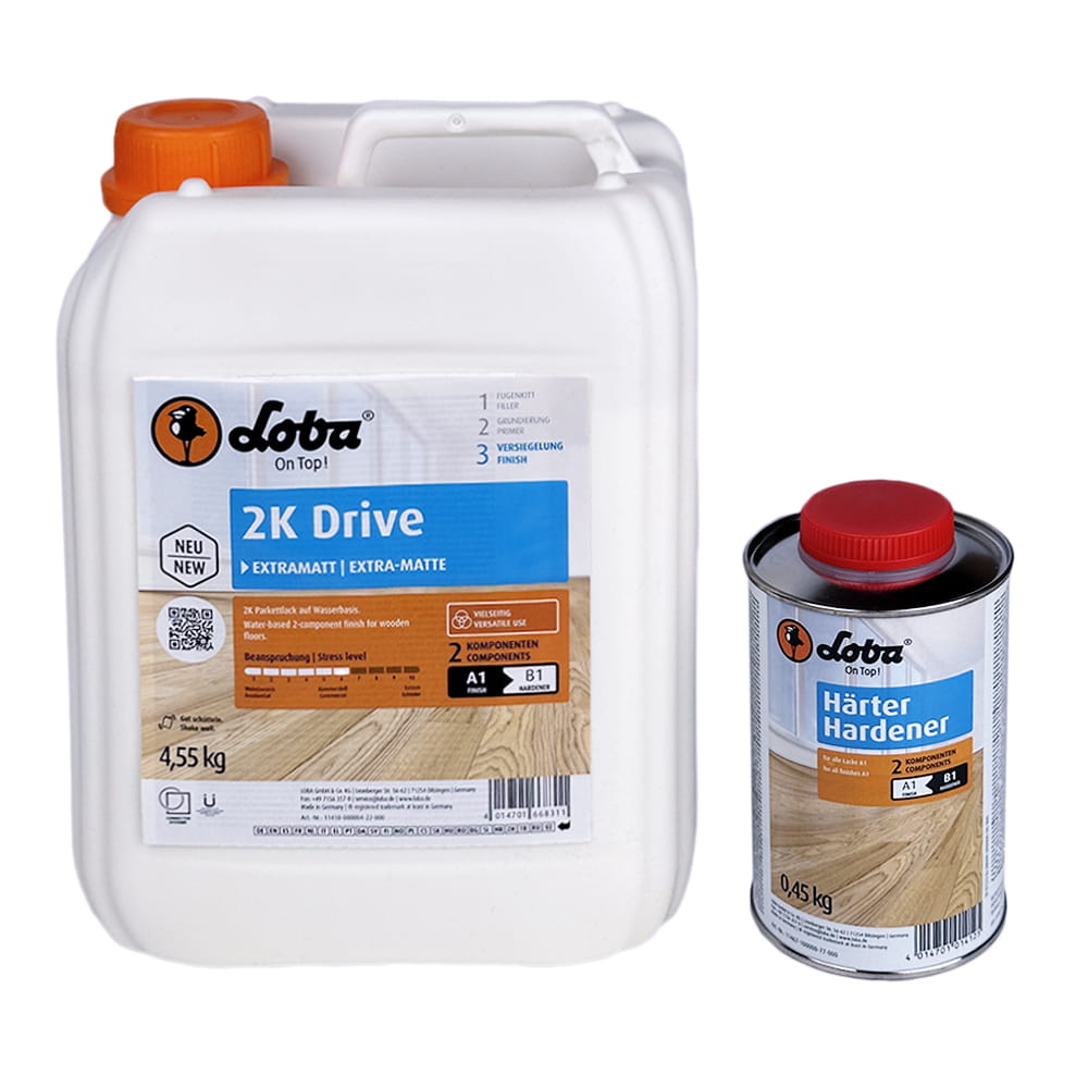 LOBA WS 2K Drive - Lakier Dwuskładnikowy Extramat 5 kilogramów 1 szt.