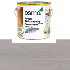 OSMO 3119 Wosk Olejny Dekoracyjny Transparentny JEDWABIŚCIE SZARY  0,125 litra