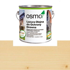 OSMO 701 Lazura Olejna do Ochrony Drewna Bazbarwna 0,125 litra