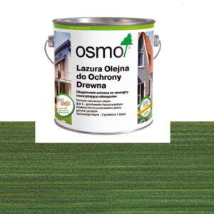 OSMO 729 Lazura Olejna do Ochrony Drewna Zieleń Choinkowa 0,75 litra