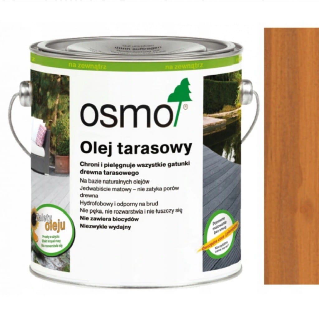 OSMO 004 Danglezja Naturalnie Stonowany Olej do Tarasów 0,75 litra