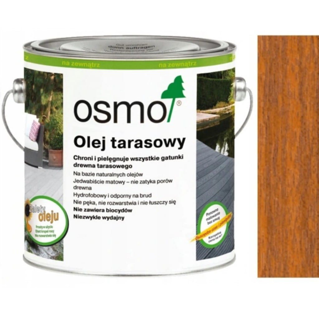 OSMO 006 Bangkirai Naturalnie Stonowany Olej do Tarasów 0,75 litra