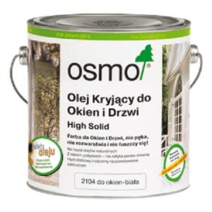 OSMO 2104 Wosk Olejny do Okien i Drzwi Biały  0,75 litra
