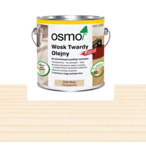 OSMO 3240 Wosk Twardy Olejny RAPID Biały Transparentny 25 litrów