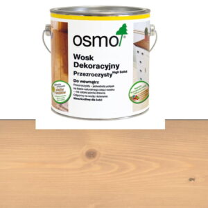 OSMO 3102 Wosk Olejny Dekoracyjny Transparentny BUK LEKKO PARZONY  2,50 litra