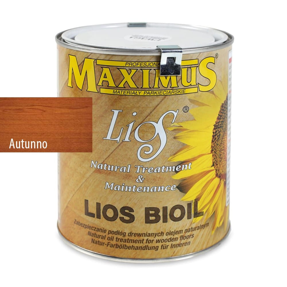 Maximus Lios AUTUNNO - Jesienny Rudy Olej do Podłóg Drewnianych 1 litr