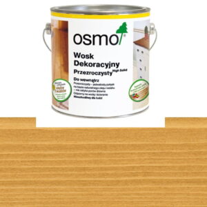 OSMO 3164 Wosk Olejny Dekoracyjny Transparentny DĄB  0,125 litra