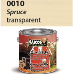 SAICOS 0010 Lazura Olejna do Ochrony Drewna ŚWIERK 2,50 Litra