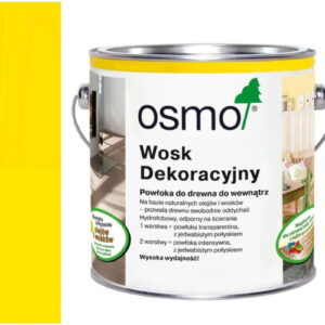 OSMO 3105 Wosk Dekoracyjny INTENSYWNE Kolory KADMOWY ŻOŁTY 0,375 Litra