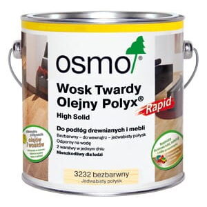 OSMO 3232 Wosk Twardy Olejny RAPID Jedwabisty Połysk 0,125 litra
