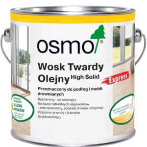 OSMO 3362 Wosk Twardy Olejny EXPRESS Bezbarwny Matowy 0,75 litra