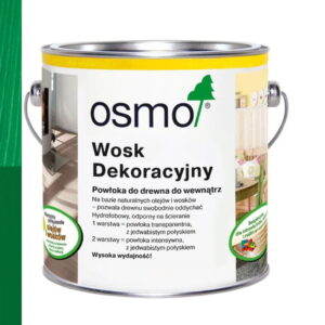 OSMO 3131 Wosk Dekoracyjny INTENSYWNE Kolory Miętowy Zielony 0,125 Litra