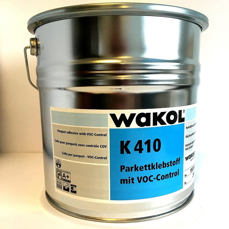 WAKOL K 410 Klej do Parkietu z VOC-Control 20 kilogramów