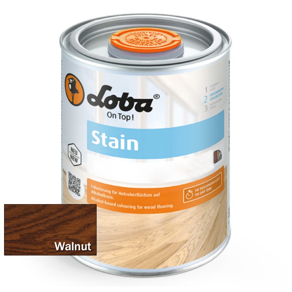 Loba Stain Walnut - Barwienie Drewna Pod Olej i Lakier 0,1 litra 1 szt.