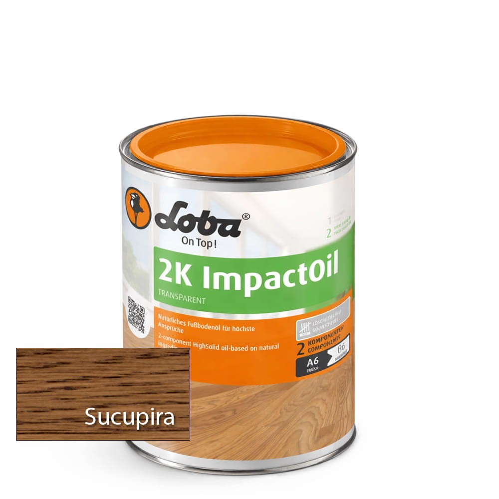 LOBA HS 2K ImpactOil (Sucupira) – Olej 2K do Użytku Publicznego | 0,1 litra 1 szt.