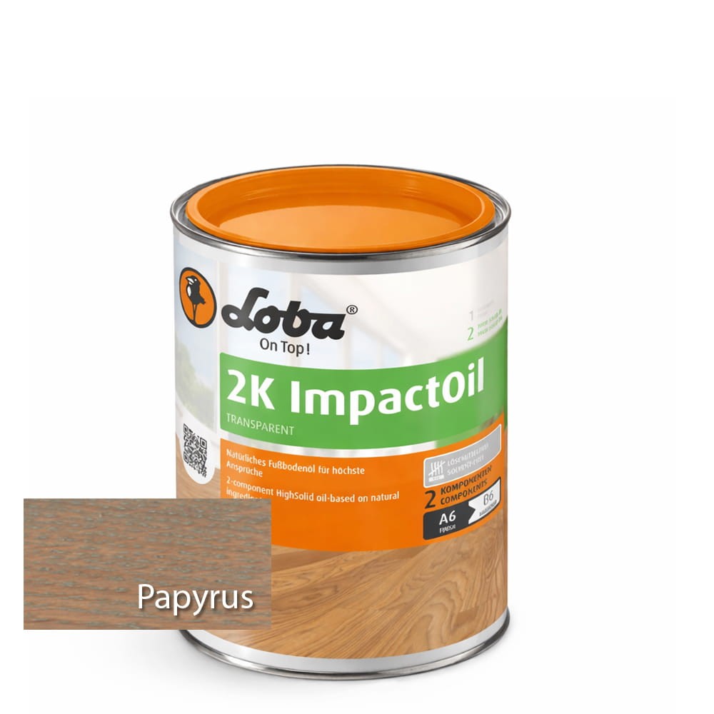 LOBA HS 2K ImpactOil (Papyrus) – Olej 2K do Użytku Publicznego | 0,1 litra 1 szt.