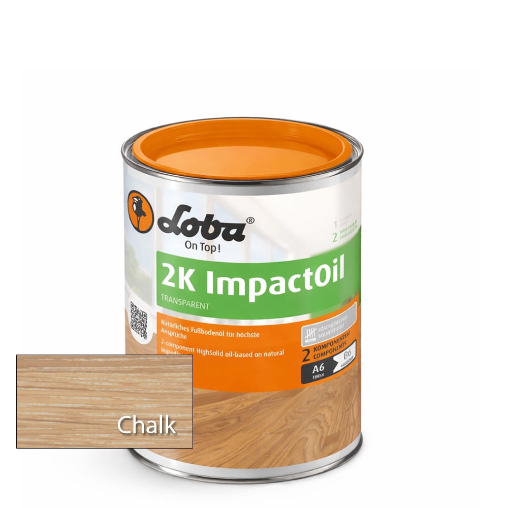 LOBA HS 2K ImpactOil (Chalk) – Olej 2K do Użytku Publicznego | 0,1 litra 1 szt.