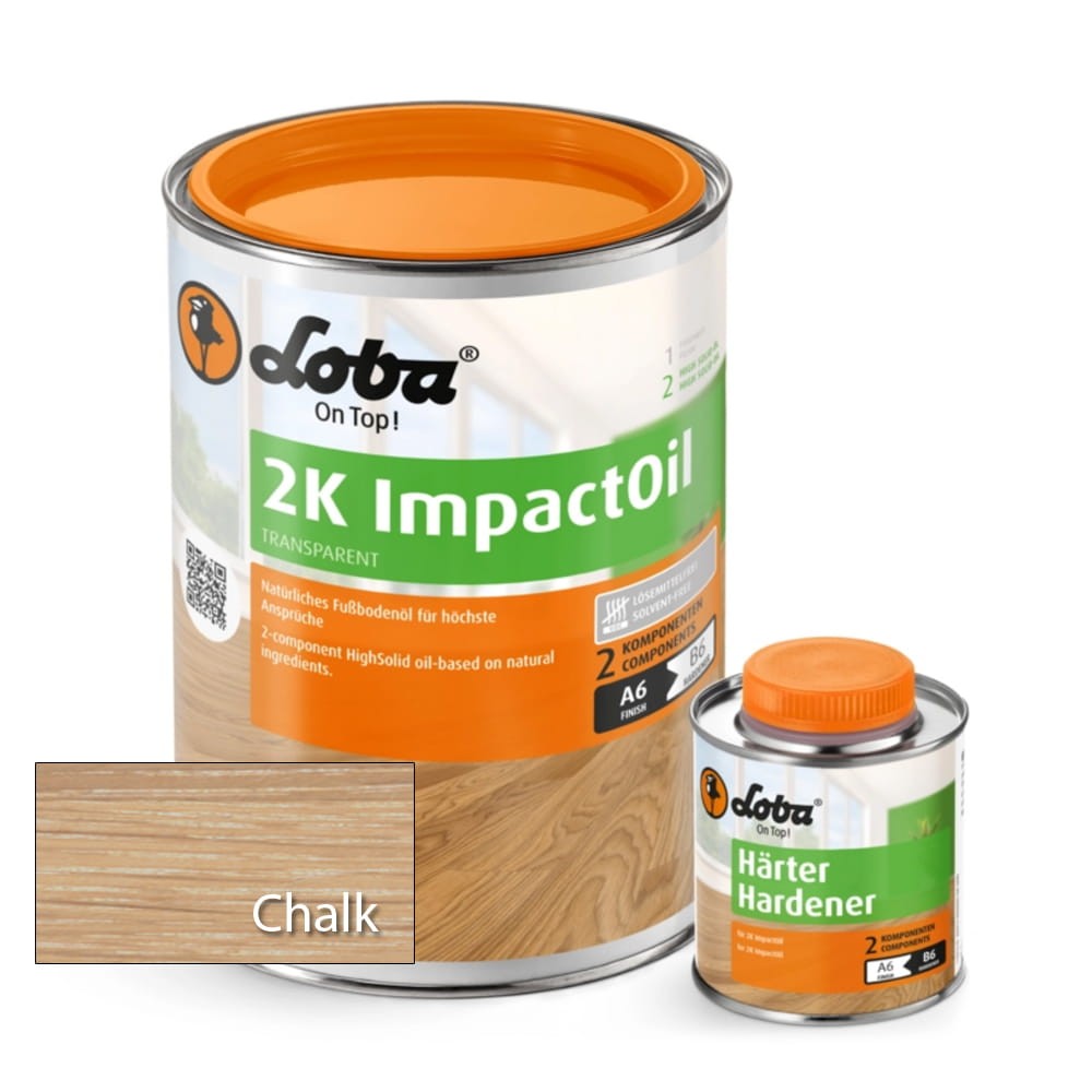 LOBA HS 2K ImpactOil (Chalk) – Olej 2K do Użytku Publicznego | 0,75 litra 1 szt.