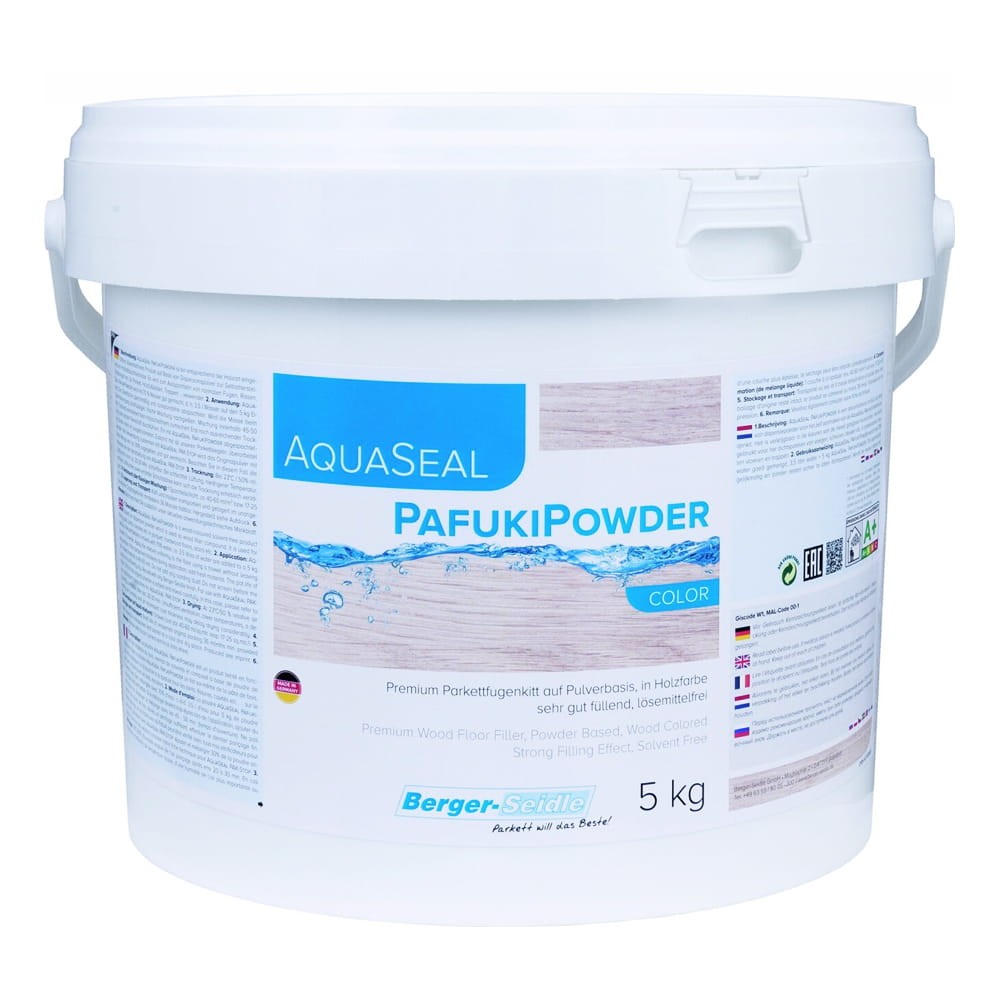 Berger-Seidle AquaSeal PafukiPowder Color (Dąb - Eiche) – Proszek do Szpachlowania | 5 kg 1 szt.